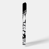 Zwart-wit luipaard Case-Mate iPhone case (Achterkant / Rechts)