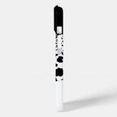 Zwart-wit luipaard Case-Mate iPhone case (Achterkant / Links)