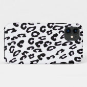 Zwart-wit luipaardprint Case-Mate iPhone case (Achterkant (horizontaal))