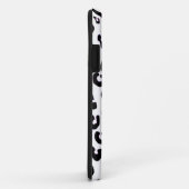 Zwart-wit luipaardprint Case-Mate iPhone case (Achterkant/rechts)