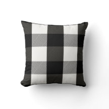 Zwart-wit lumberjack met flatpanelpatroon