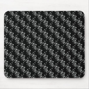 Zwart-wit luxe glam Mousepad Muismat