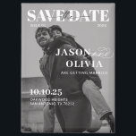 Zwart-wit magazine Hoesje Fotobruiloft Magneet<br><div class="desc">Zwart-wit Magazine Hoesje Foto Trouwmagneet</div>