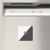 Zwart-wit magneet (Insitu (Vaatwasser))