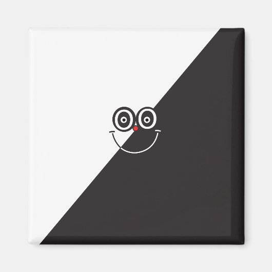 Zwart-wit magneet (Voorkant)