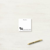 Zwart-wit mama Beer gepersonaliseerd Post-it® Notes (Op bureau)