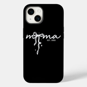 Zwart-wit Mama Est Gepersonaliseerd Case-Mate iPhone 14 Hoesje