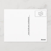 Zwart-wit Mandala Briefkaart (Achterkant)