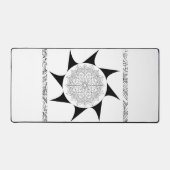 Zwart-wit Mandala Bureaumat (Voorkant)