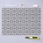 Zwart-wit Mandala Frame Patroon Tissuepapier (Craft)