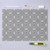 Zwart-wit Mandala Frame Patroon Tissuepapier (Craft)