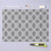 Zwart-wit Mandala Frame Patroon  Tissuepapier (Craft)