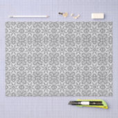 Zwart-wit Mandala Frame Patroon Tissuepapier (Craft)