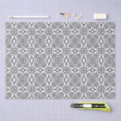 Zwart-wit Mandala Frame Patroon Tissuepapier (Craft)