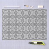 Zwart-wit Mandala Frame Patroon Tissuepapier (Craft)