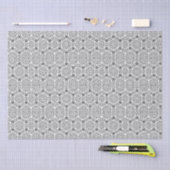 Zwart-wit Mandala Frame Patroon Tissuepapier (Craft)