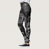 Zwart/wit Mandala Leggings (Links)