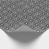 Zwart-wit Mandala lijnen Patroon 2 Cadeaupapier (Hoek)