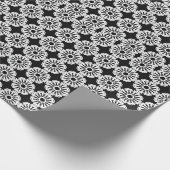 Zwart-wit Mandala lijnen Patroon 5 Cadeaupapier (Hoek)