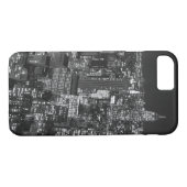 Zwart & Wit Manhattan iPhone 7 Hoesje (Achterkant (Horizontaal))
