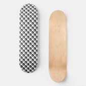 Zwart-wit Many Moons-patroon Persoonlijk Skateboard (Voorkant)