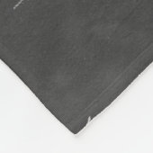 Zwart-wit Margarita Glass Blueprint Fleece Deken (Hoek)