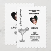 Zwart-wit Margs & Huwelijksbruidsfoto Kaart (Voorkant / Achterkant)