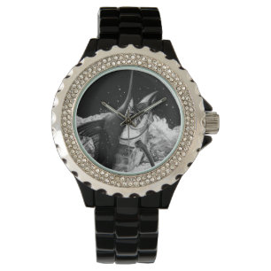 Zwart & Wit Marlin Horloge