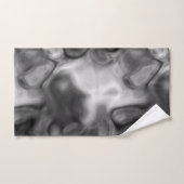 Zwart-wit marmer abstract bad handdoek (Handdoek)