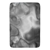 Zwart-wit marmer abstract badmat (Voorkant Verticaal)