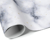 Zwart-wit marmer cadeaupapier (Rol Hoek)