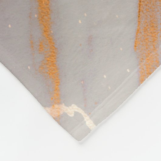 Zwart & Wit Marmer Fleece Deken (Hoek)