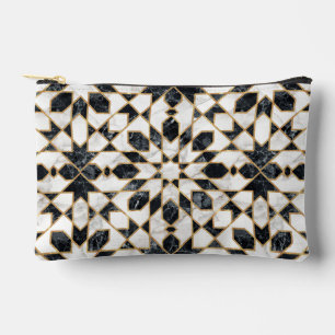Zwart-wit marmer Marokkaans mozaïek Etui