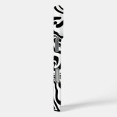 Zwart-wit marmer - papier marmerstijl Case-Mate iPhone case (Achterkant / Rechts)