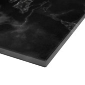 Zwart wit marmer snijplank gepersonaliseerd cadeau (Hoek)