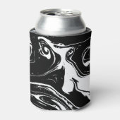 Zwart & Wit Marmer Stijl Koeler (Blikje Voorkant)