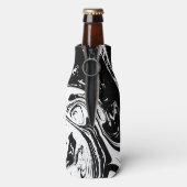 Zwart & Wit Marmer Stijl Koeler (Fles Achterkant)