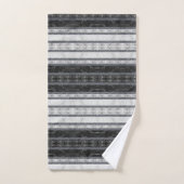 Zwart & wit marmeren badkamer handdoek sets (Handdoek)