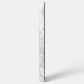 Zwart-wit marmeren naadloze textuur samsung galaxy hoesje (Achterkant horizontaal)