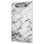 zwart-wit marmeren patroon klembord (Links)