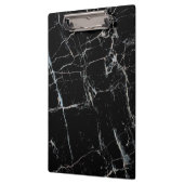 zwart-wit marmeren patroon klembord (Links)