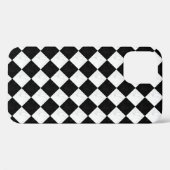 Zwart-wit marmeren schaakbord Case-Mate iPhone case (Achterkant (horizontaal))
