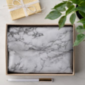 Zwart-wit marmeren steen textuur tissuepapier (Geschenk)