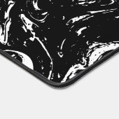 Zwart & Wit Marmeren Stijl Bureaumat (Hoek)