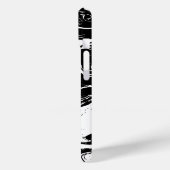 Zwart & Wit Marmeren Stijl iPhone 15 Case-Mate iPhone Case (Achterkant / Links)