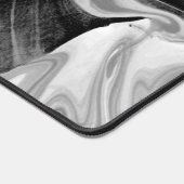 Zwart-wit Marmering Abstract Bureaumat (Hoek)