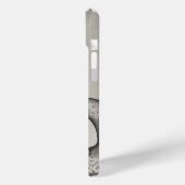 Zwart-wit Martin akoestische gitaar Case-Mate iPhone Case (Achterkant / Links)