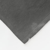 Zwart-wit Martini Glass Blueprint Fleece Deken (Hoek)