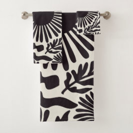 Zwart & Wit Matisse Bad Handdoek
