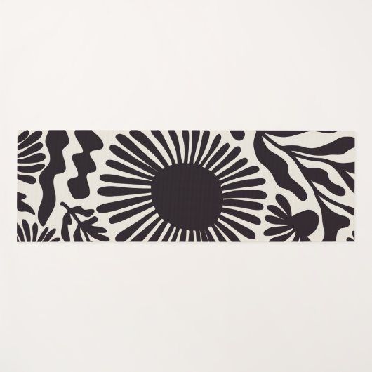 Zwart & Wit Matisse Yogamat (Voorkant (horizontaal))